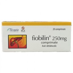 Fiobilin 250 mg, 20 comprimate, Terapia